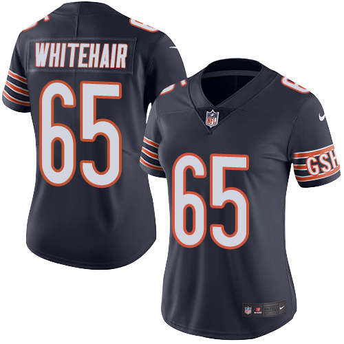 Nike Chicago Bears #65 Cody Whitehair Navy Blue Team Color Women’s Stitched NFL Vapor Untouchable Limited Jersey