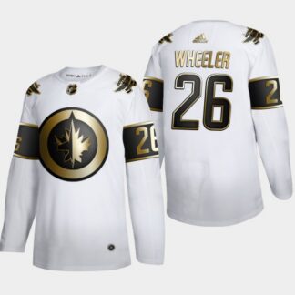 Winnipeg Jets #26 Blake Wheeler Men’s Adidas White Golden Edition Limited Stitched NHL Jersey