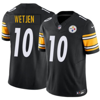 Men's Pittsburgh Steelers #10 Kaden Wetjen Black 2026 Draft F.U.S.E. Vapor Limited Football Stitched Jersey