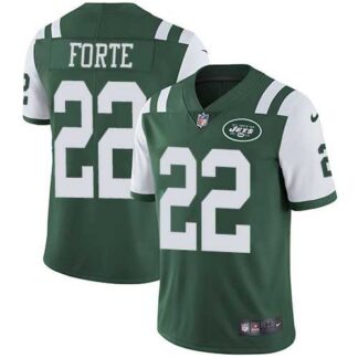 Nike New York Jets #22 Matt Forte Green Team Color NFL Vapor Untouchable Limited Jersey