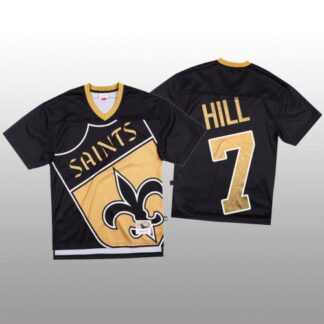 NFL New Orleans New Orleans Saints #7 Taysom Hill Black Men’s Mitchell & Nell Big Face Fashion Limited NFL Jersey