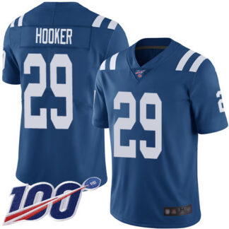 Nike Indianapolis Colts #29 Malik Hooker Royal Blue Team Color Men’s Stitched NFL 100th Season Vapor Limited Jersey