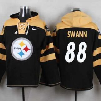 Pittsburgh Steelers #88 Lynn Swann Black Player Stitched Pullover NFL Hoodie