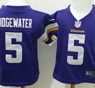 Nike Minnesota Vikings #5 Teddy Bridgewater 2013 Purple Toddlers Jersey
