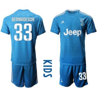 Juventus #33 Bernardeschi Third Kid Soccer Club Jersey