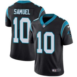 Nike Carolina Panthers #10 Curtis Samuel Black Team Color NFL Vapor Untouchable Limited Jersey