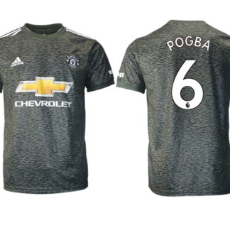 Men 2020-2021 club Manchester United away aaa version 6 black Soccer Jerseys