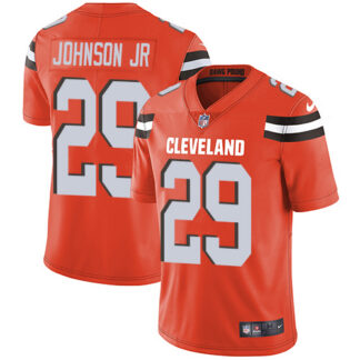 Nike Cleveland Browns #29 Duke Johnson Jr Orange Alternate Men’s Stitched NFL Vapor Untouchable Limited Jersey
