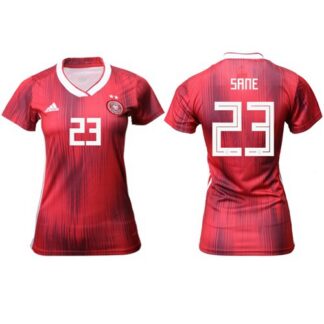 Women’s Germany #23 Sane Away Soccer Country Jersey