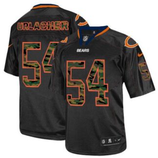 Nike Chicago Bears #54 Brian Urlacher Black Men’s Stitched NFL Elite Camo Fashion Jersey