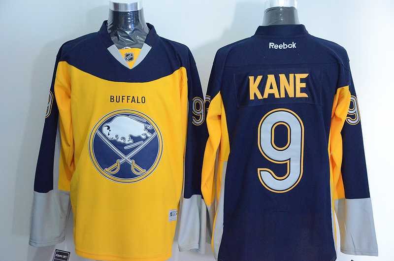Buffalo Sabres #9 Kane 2015 Yellow-Blue Jerseys