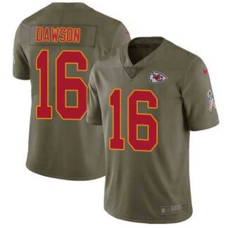 Nike Chiefs 16 Len Dawson Olive Salute To Service Limited Jersey Dzhi