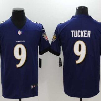 Nike Limited Baltimore Ravens #9 Justin Tucker Purple Vapor Untouchable Player Jersey