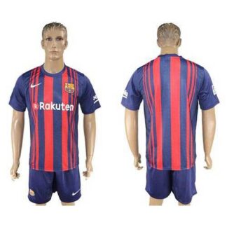 Barcelona Blank Home Soccer Club Jersey