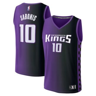 Domantas Sabonis Sacramento Kings Fanatics Branded 2023/24 Fast Break Replica Jersey – Statement Edition – Purple