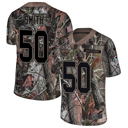 Nike Jacksonville Jaguars #50 Telvin Smith Camo Men’s Stitched NFL Limited Rush Realtree Jersey
